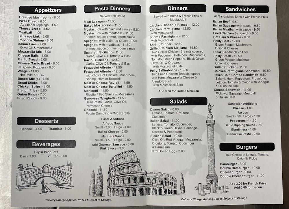 Anna Maria's II In Roscoe Menu image 2